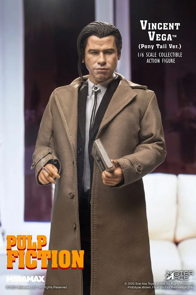 Pulp Fiction Vincent Vega 2.0 (Pony Tail) Deluxe Version 30 cm PRE-ORDER INIZIO 10/2021