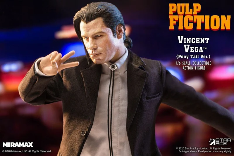 Pulp Fiction Vincent Vega 2.0 (Pony Tail) Deluxe Version 30 cm PRE-ORDER INIZIO 10/2021