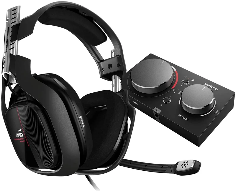 ASTRO Gaming A40 TR Cuffie Gaming Cablate + MixAmp Pro TR, 4 Gen, ASTRO Audio V2, Dolby Audio, Gioco/Voce per Xbox Series X|S, Xbox One, PC, Nero/Rosso