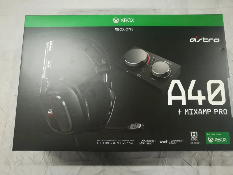 ASTRO Gaming A40 TR Cuffie Gaming Cablate + MixAmp Pro TR, 4 Gen, ASTRO Audio V2, Dolby Audio, Gioco/Voce per Xbox Series X|S, Xbox One, PC, Nero/Rosso