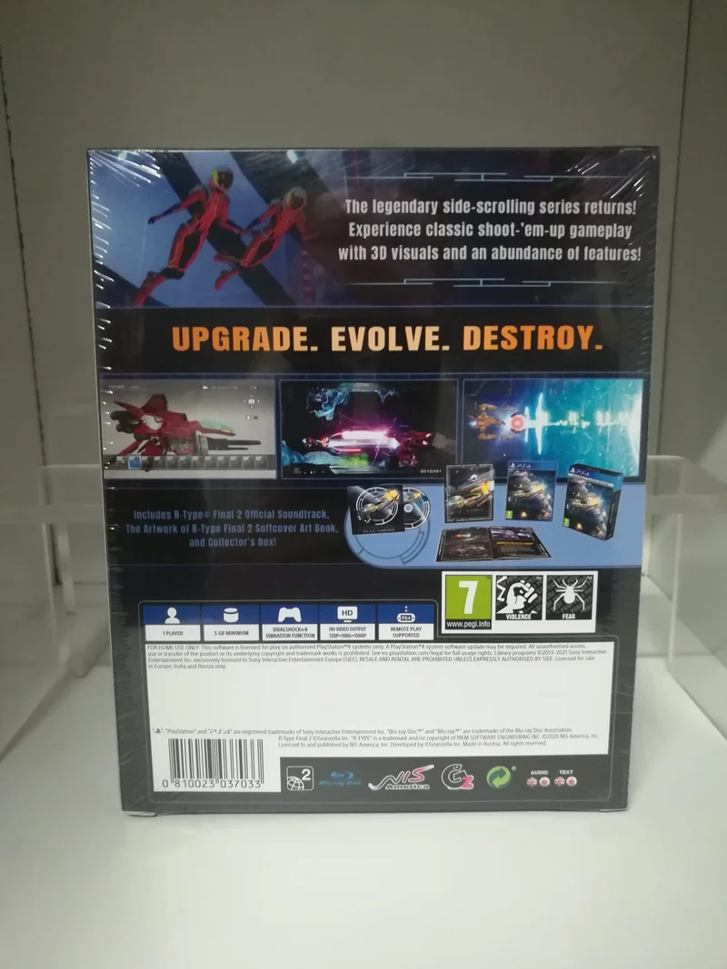 R-Type Final 2 Inaugural Flight Edition Playstation 4 Edizione Europea