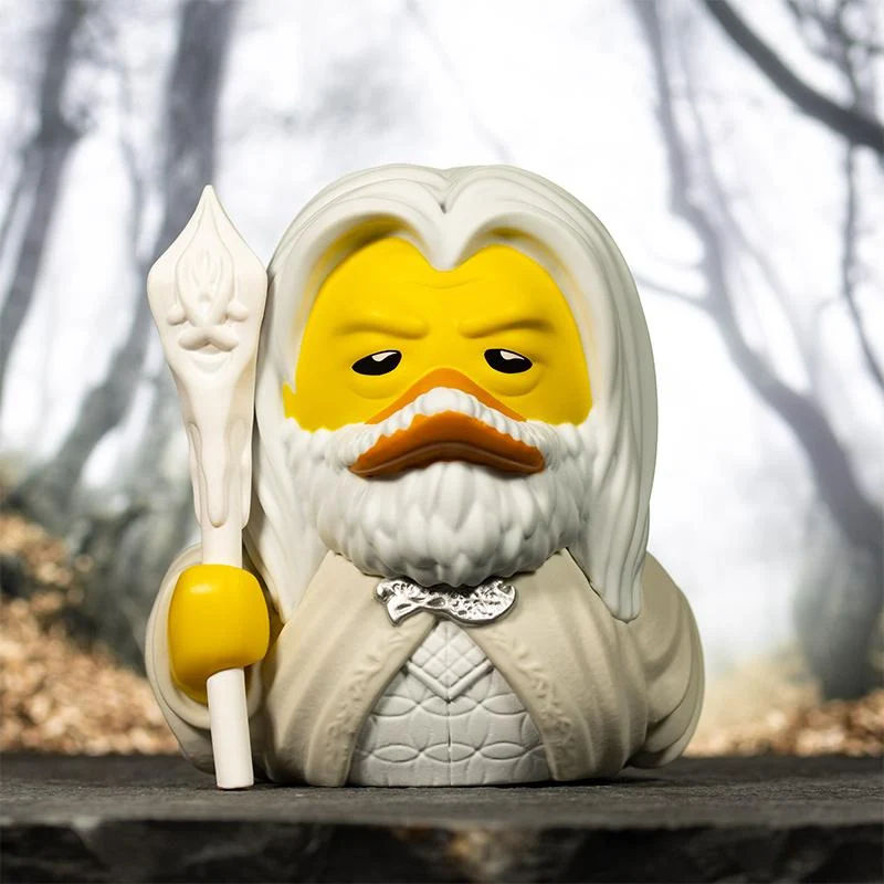 LORD OF THE RINGS GANDALF THE WHITE TUBBZ COSPLAYING DUCK COLLECTIBLE
