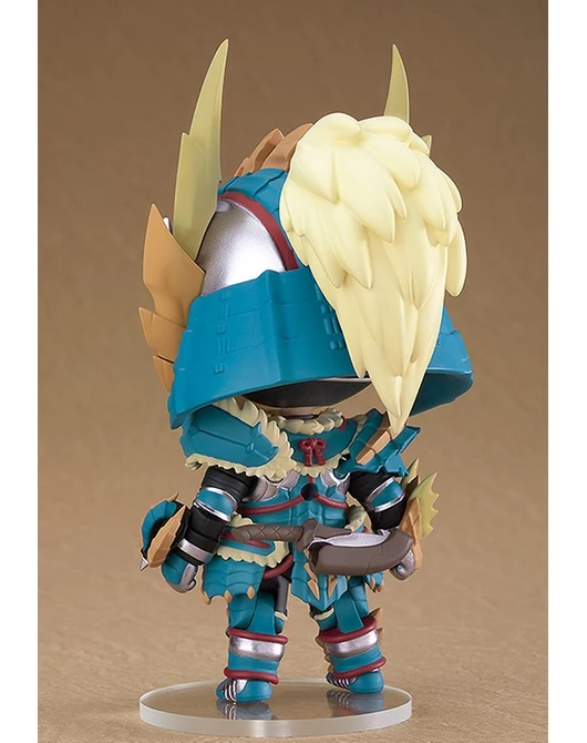 Monster Hunter World Iceborne Nendoroid Action Figure Hunter Male Zinogre Alpha Armor 10 cm