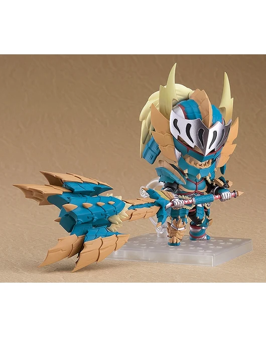 Monster Hunter World Iceborne Nendoroid Action Figure Hunter Male Zinogre Alpha Armor Ver. DX 10 cm