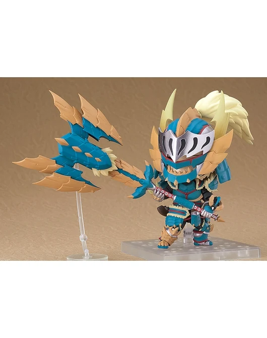 Monster Hunter World Iceborne Nendoroid Action Figure Hunter Male Zinogre Alpha Armor Ver. DX 10 cm