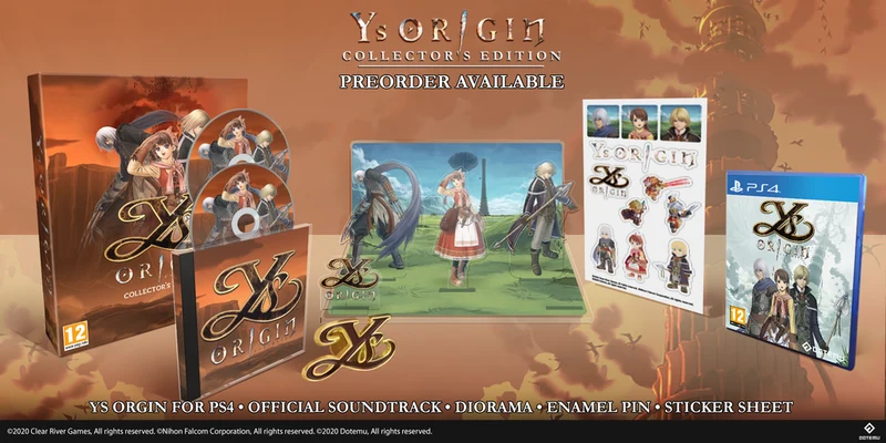 Ys Origin Collector's Edition Playstation 4 Edizione Europea