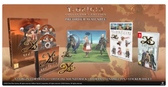 Ys Origins Collector's Edition Nintendo Switch Edizione Europea