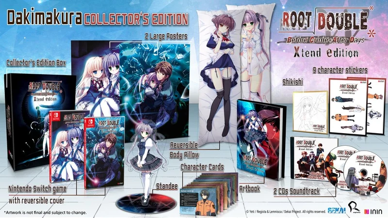 Root Double -Before Crime * After Days- Xtend Edition Dakimakura Collector's Edition Nintendo Switch Edizione Europea