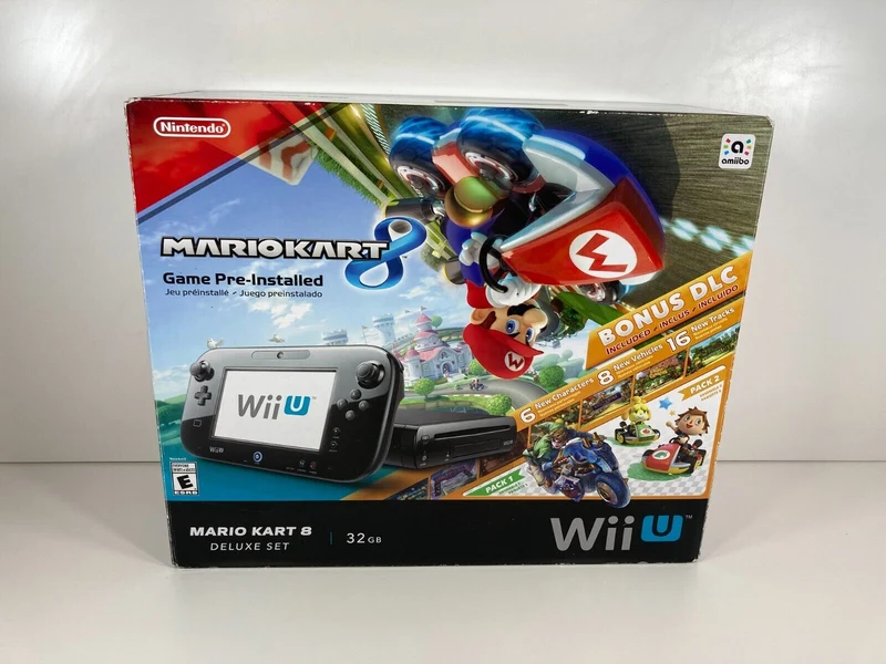 Wii U Console Deluxe: Mario Kart 8 Pre-Installed Edition