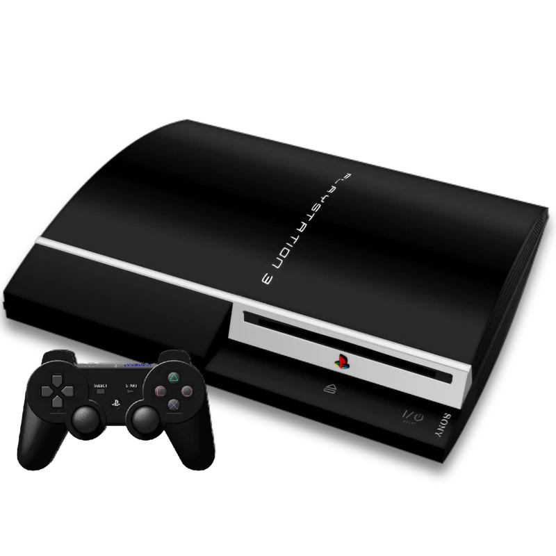 Sony PlayStation 3 PS3 Piano Black Fat Console Bundle (3rd party controller)