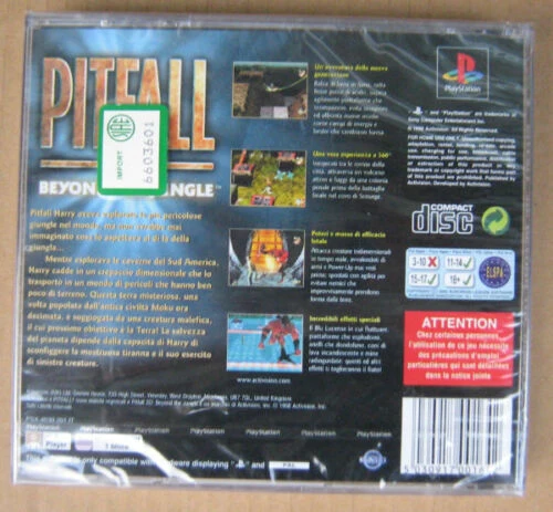 PITFALL 3D BEYOND THE JUNGLE PS1 (versione inglese)