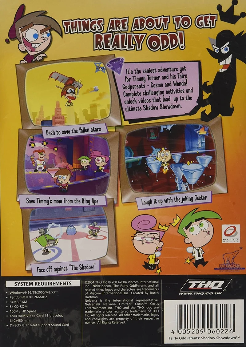 FAIRLY ODDPARENTS : SHADOW SHOWDOWN PC (versione inglese)