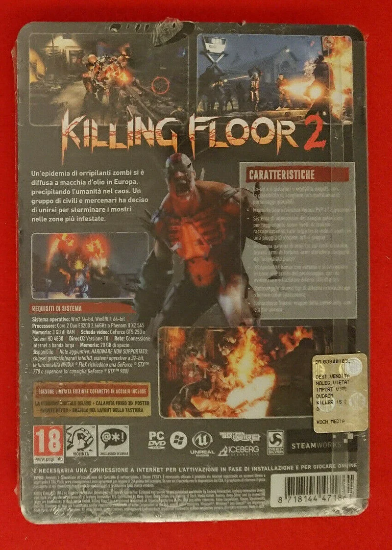 KILLING FLOOR 2 PC (versione italiana)(limited edition)