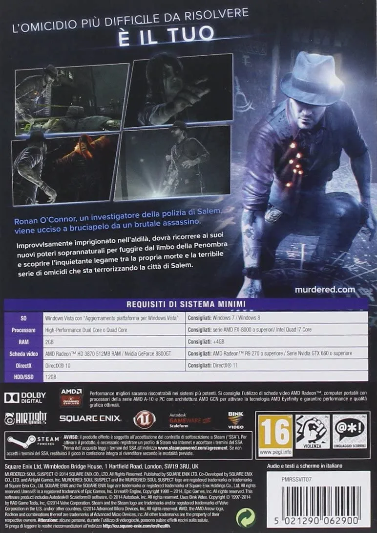 MURDERED SOUL SUSPECT PC (versione italiana)
