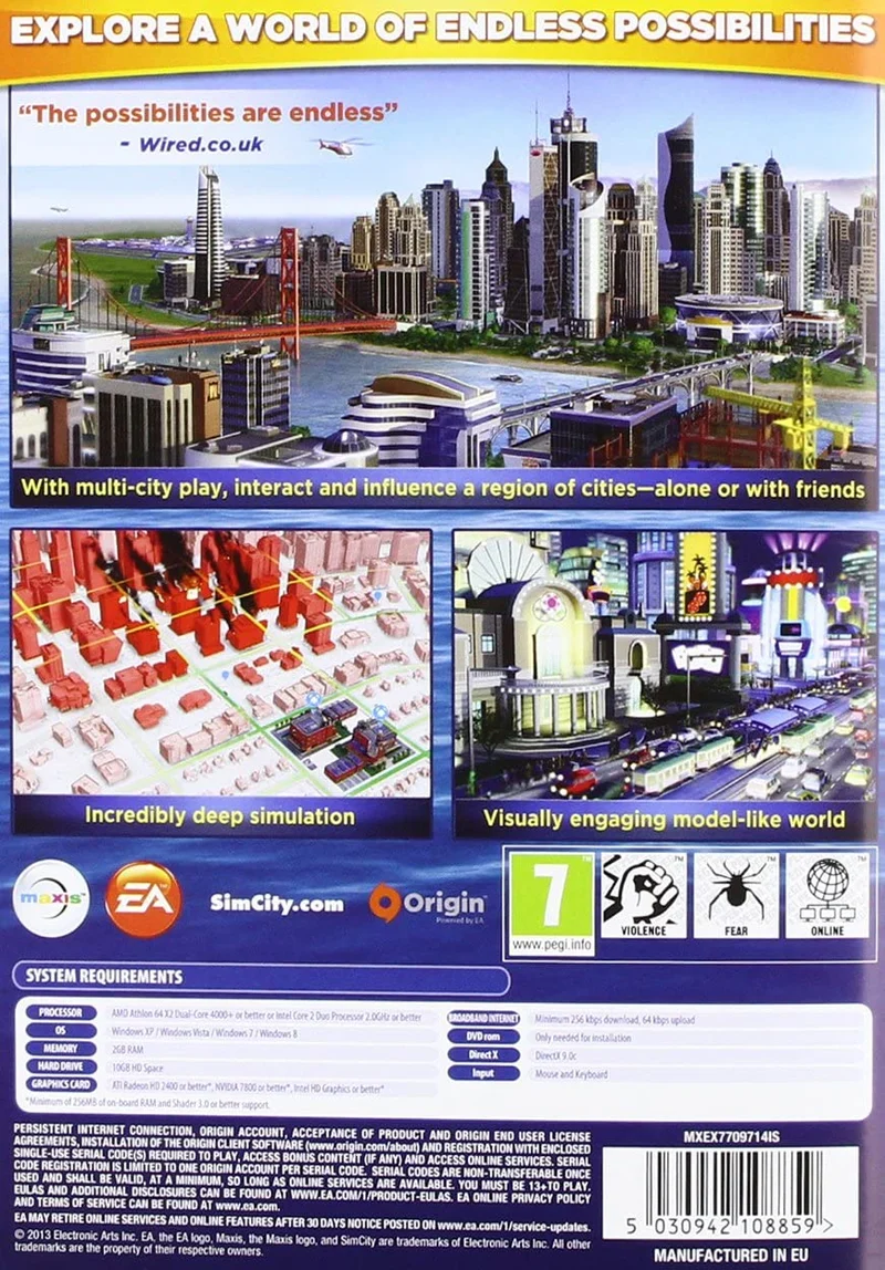 SIM CITY PC (versione inglese)