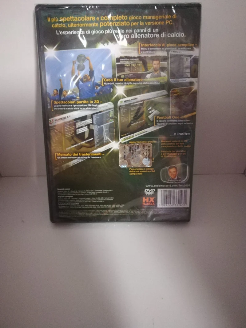 FOOTBALL MANAGER CAMPIONATO 2007 PC (versione italiana)