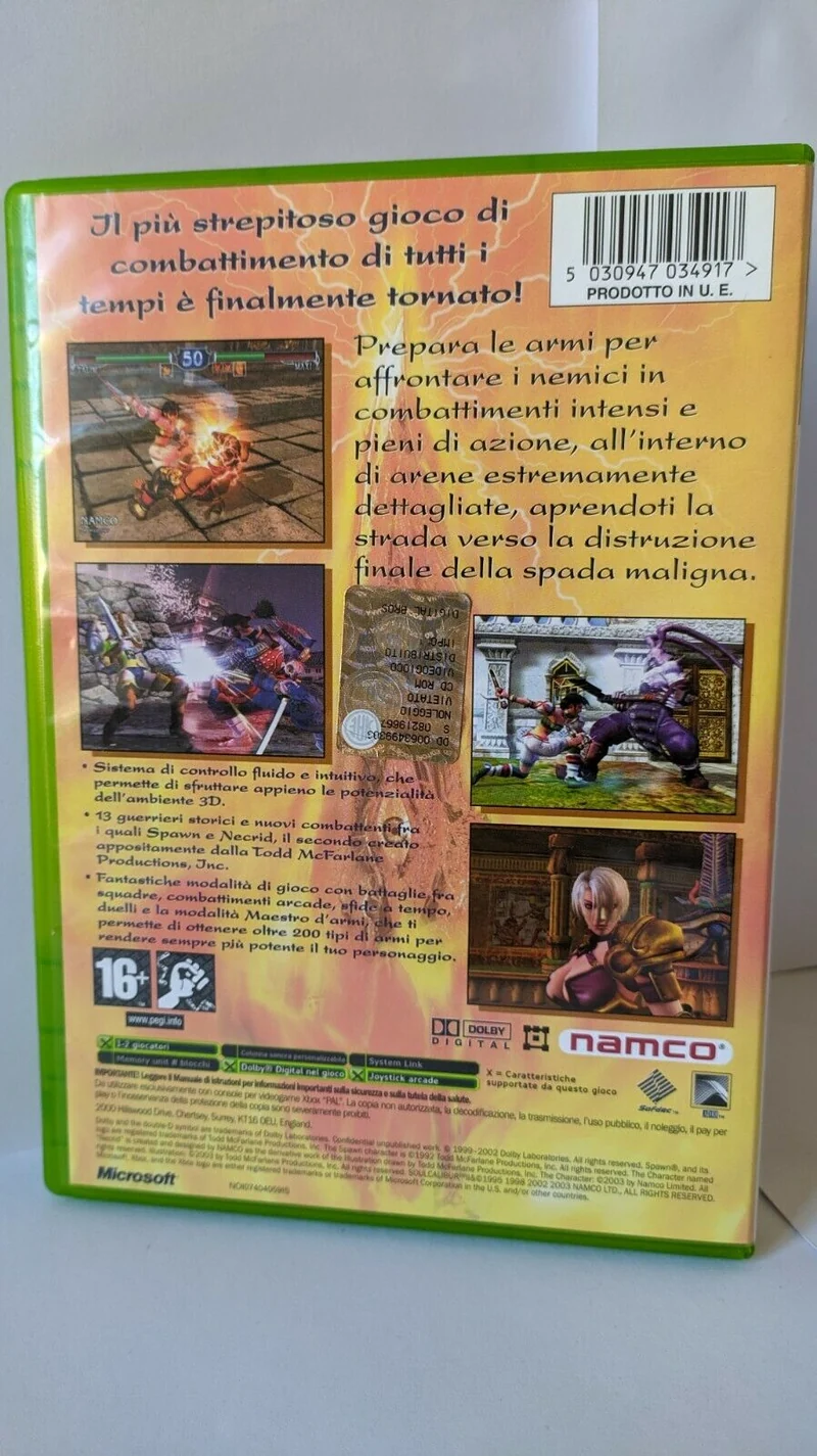 SOUL CALIBUR 2 XBOX (versione italiana)