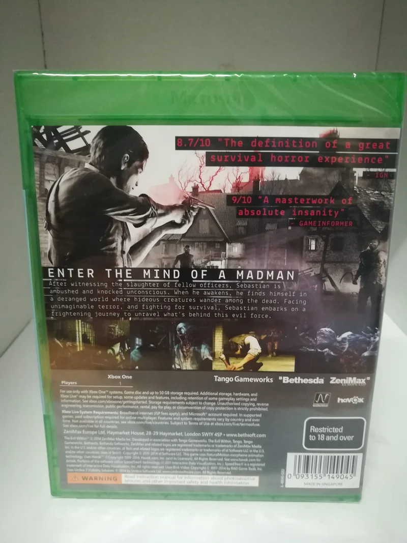 THE EVIL WITHIN XBOX ONE (versione au)