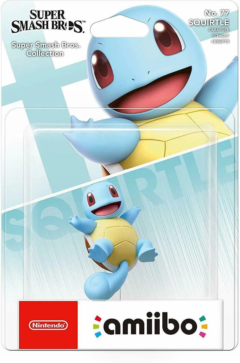 SQUIRTLE NO. 77 AMIIBO
