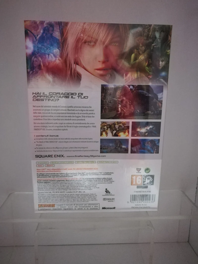 FINAL FANTASY XIII EDIZIONE LIMITATA DA COLLEZIONE XBOX 360 EDIZIONE ITALIANA