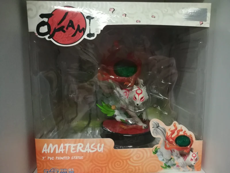 OKAMI FIGURE AMATERASU 9" PVC PAINTED STATUE