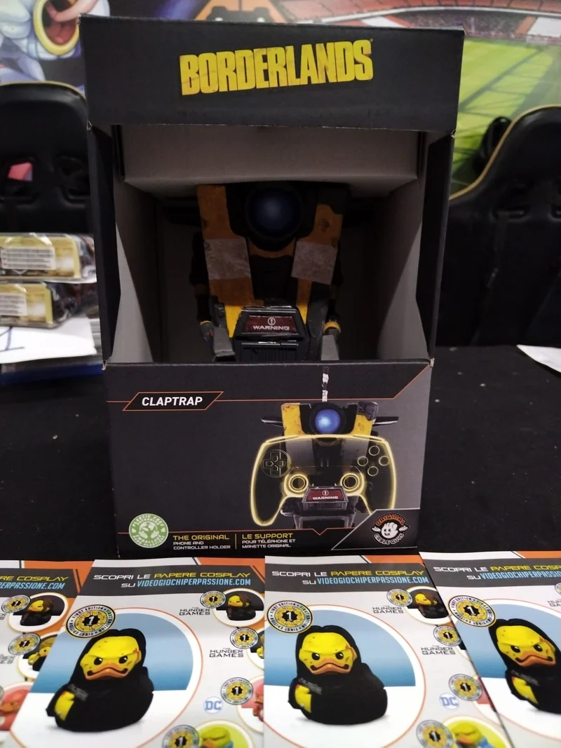 Claptrap Borderlands. Cable Guy (Porta Telefono e Controller )