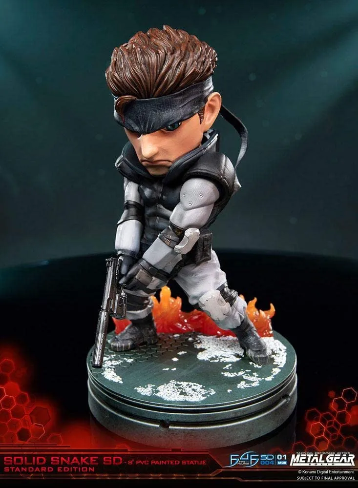 SOLID SNAKE SD 8" PVC PAINTED STATUE