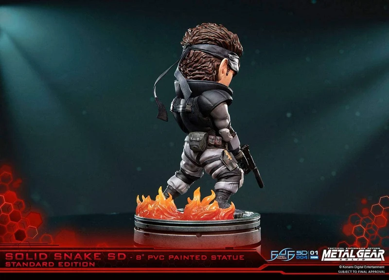 SOLID SNAKE SD 8" PVC PAINTED STATUE
