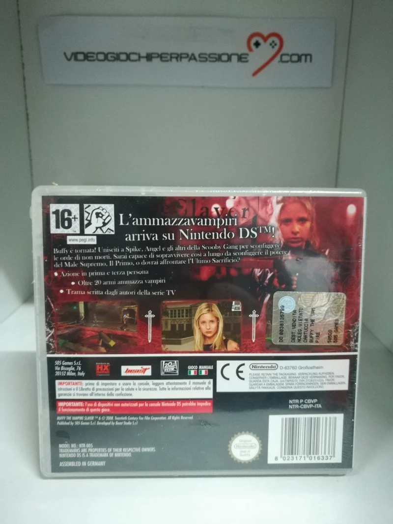 BUFFY L'AMMAZZAVAMPIRI SACRIFICIO NINTENDO DS EDIZIONE ITALIANA