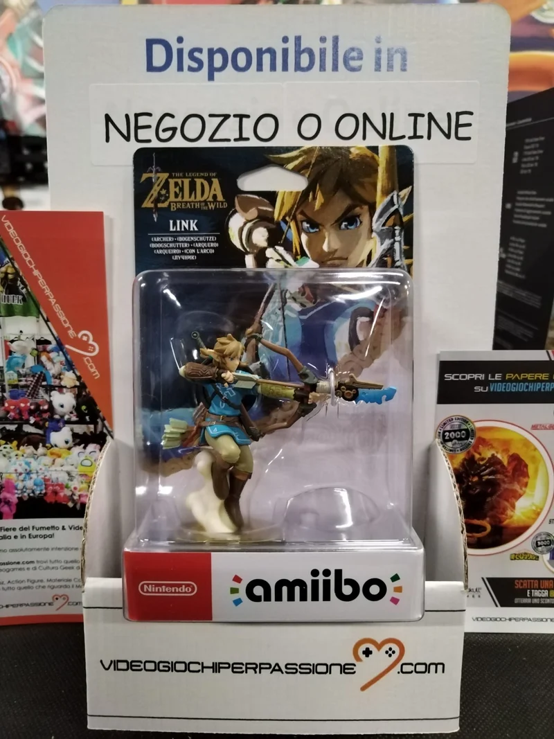 NINTENDO AMIIBO zelda LINK (con l'arco)