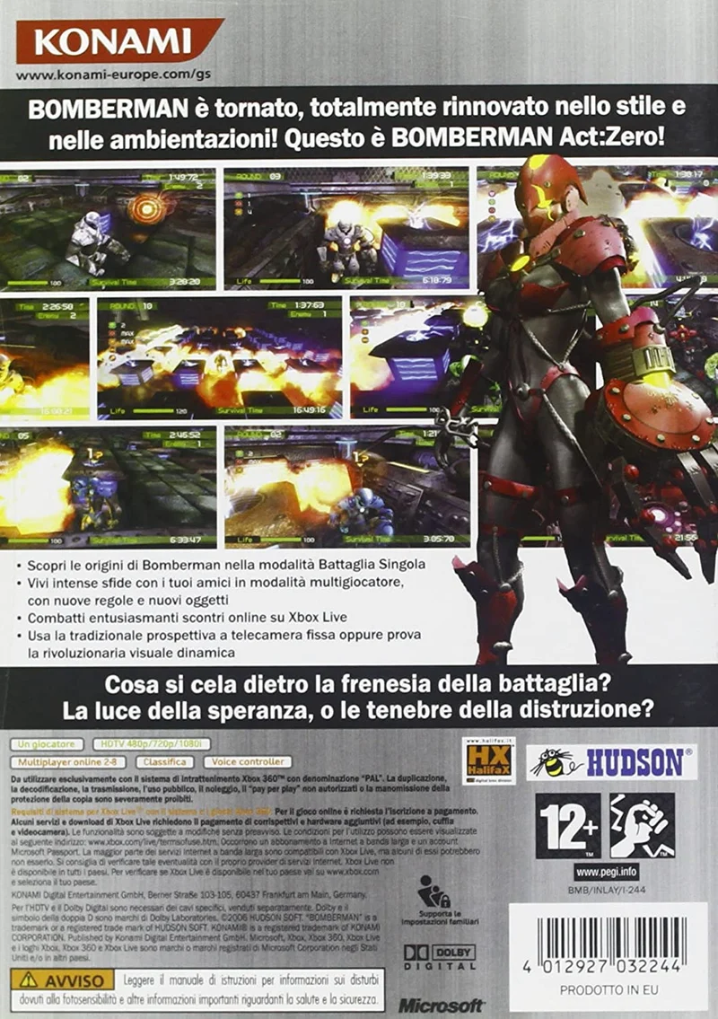 BOMBERMAN ACT ZERO XBOX 360 EDIZIONE ITALIANA