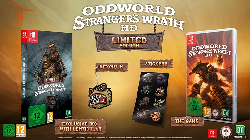 ODDWORLD STRANGER WRATH EDIZIONE LIMITATA NINTENDO SWITCH EDIZIONE ITALIANA