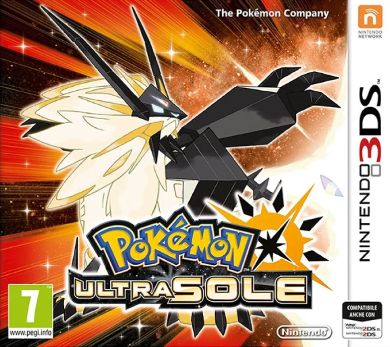 POKEMON ULTRA SUN NINTENDO 3DS EDIZIONE EUROPEA MULTILINGUA ITALIANO