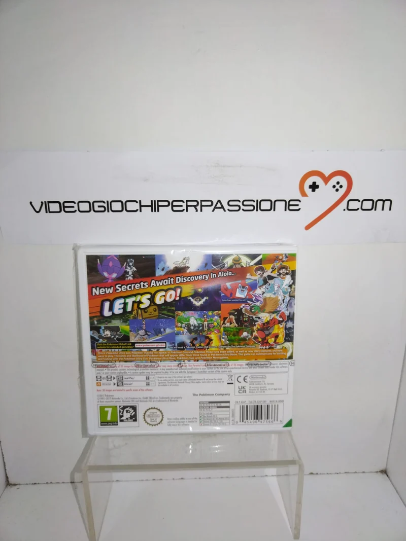 POKEMON ULTRA SUN NINTENDO 3DS EDIZIONE EUROPEA MULTILINGUA ITALIANO