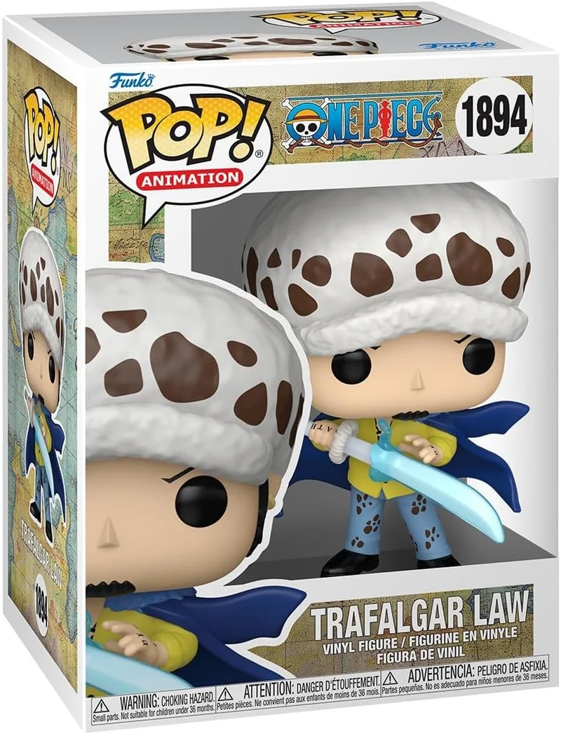 Funko Pop! Trafalgar D. Water Law With Blue Anesthesia - One Piece-