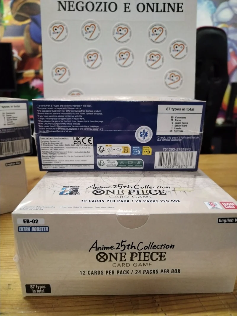One Piece Card Game EB-02 25th Collection Box ENG - 24 BUSTE
