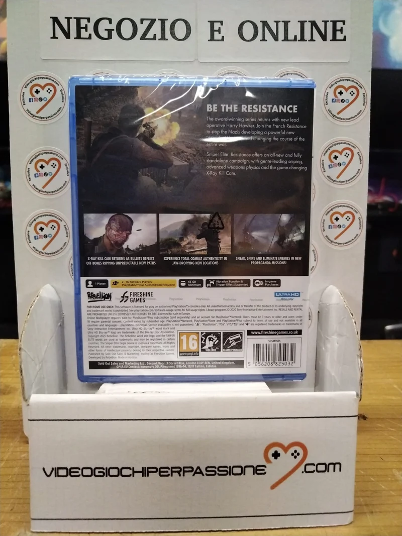 Sniper Elite: Resistance PlayStation 5 versione europea