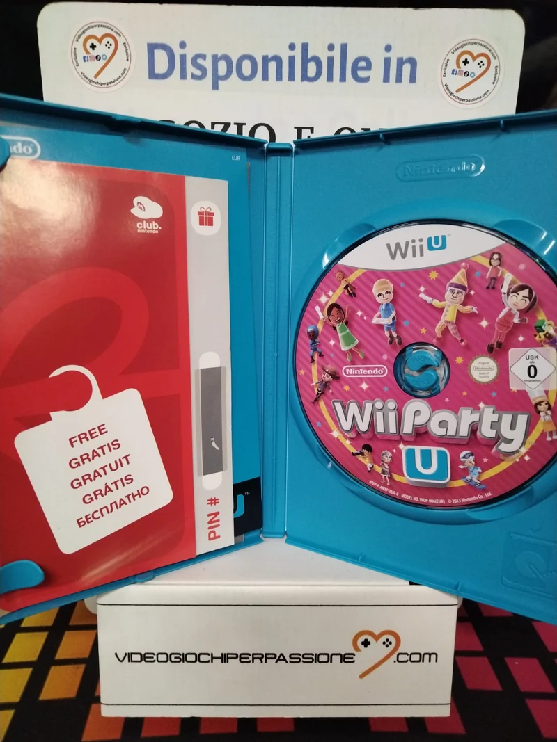 WII PARTY U NINTENDO WIIU (versione europea) (usato garantito)