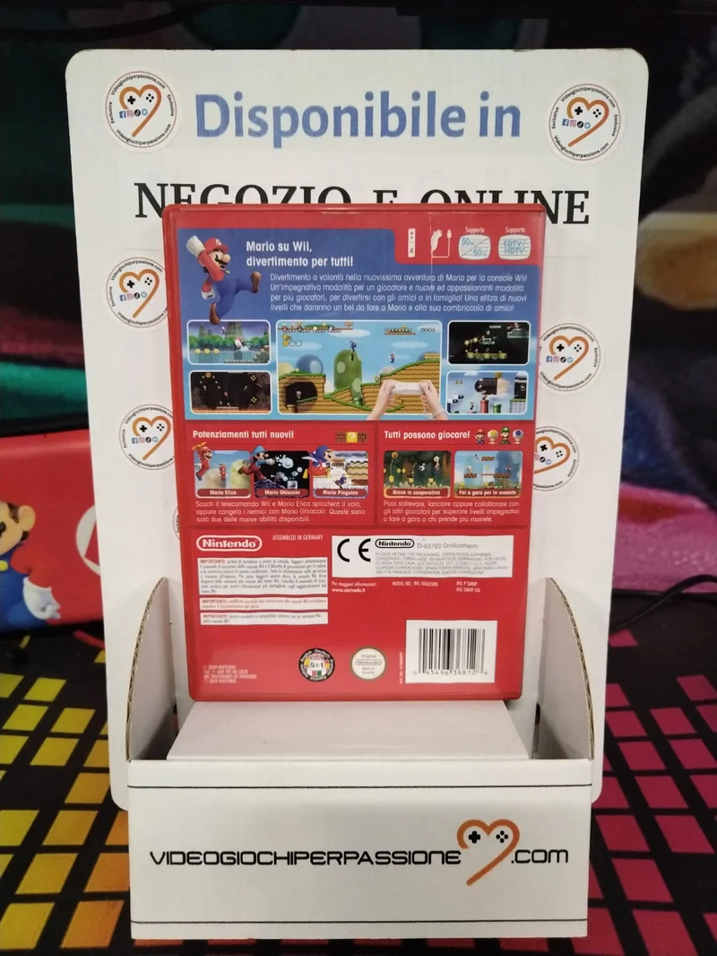 New super mario bros. wii Nintendo wii (versione italiana)(usato garantito)