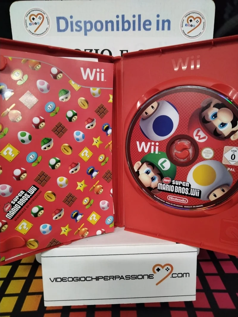 New super mario bros. wii Nintendo wii (versione italiana)(usato garantito)