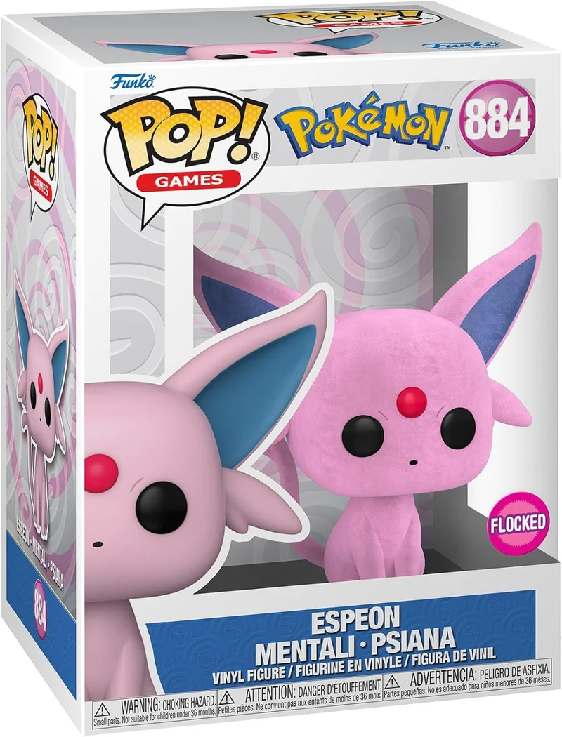 Funko POP! Games: Pokemon - Espeon - (Flocked)884