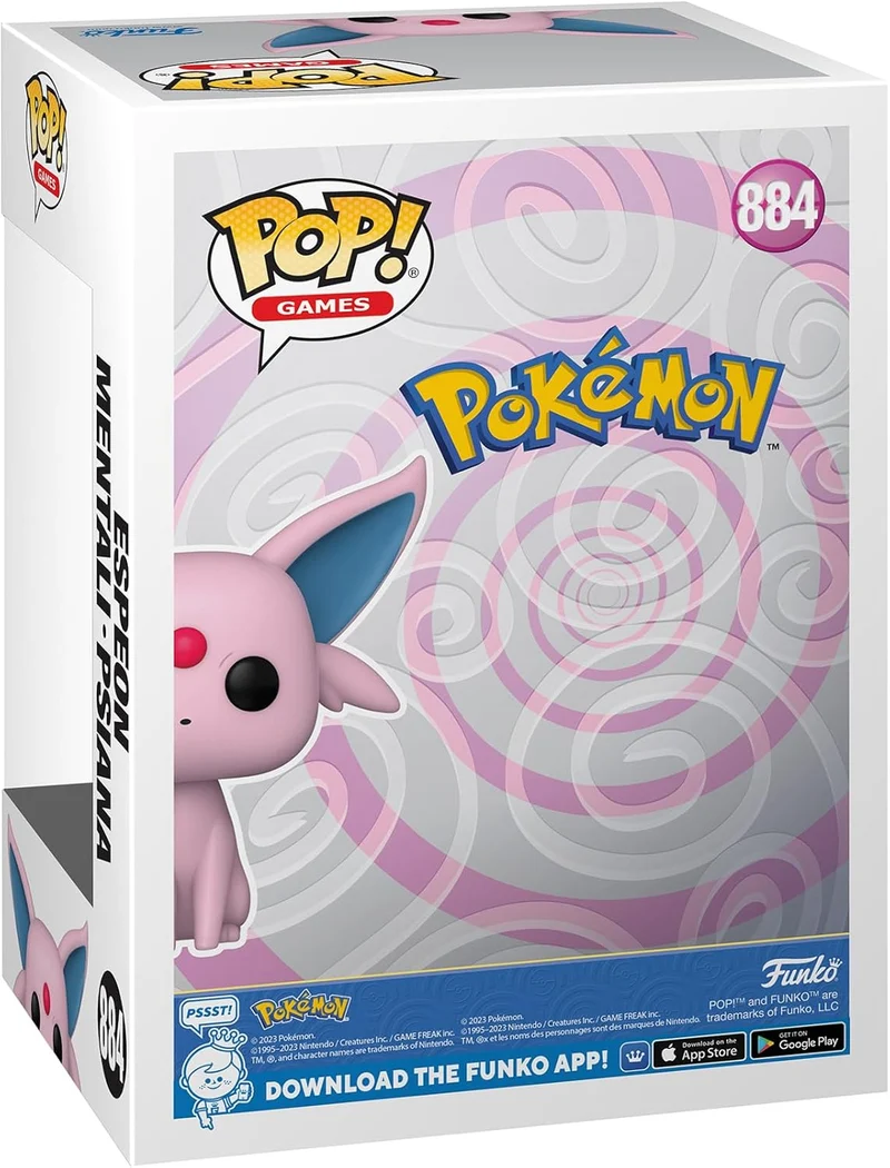 Funko POP! Games: Pokemon - Espeon - (Flocked)884