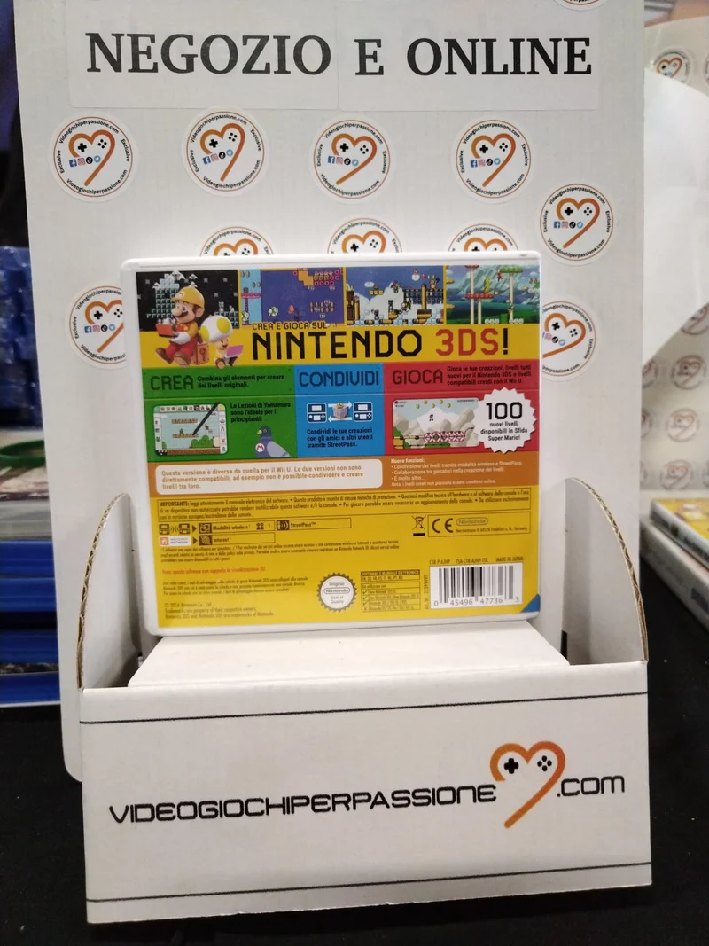 Super Mario Maker for nintendo 3DS versione italiana (usato garantito)