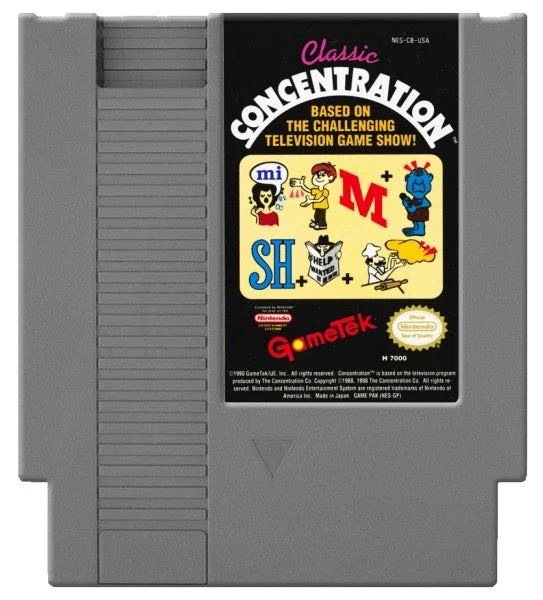 Classic Concentration - Nintendo NES