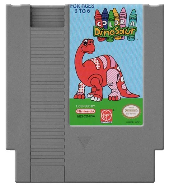 Color A Dinosaur - Nintendo NES