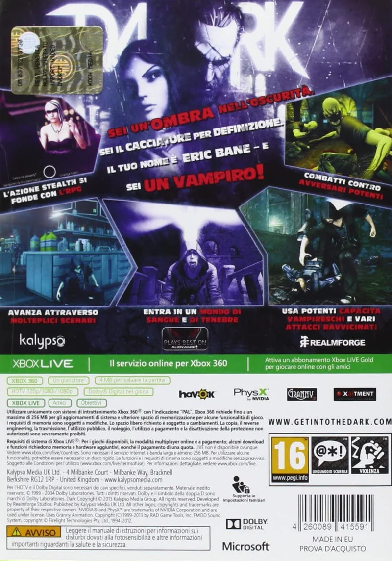 DARK XBOX 360 (versione italiana)