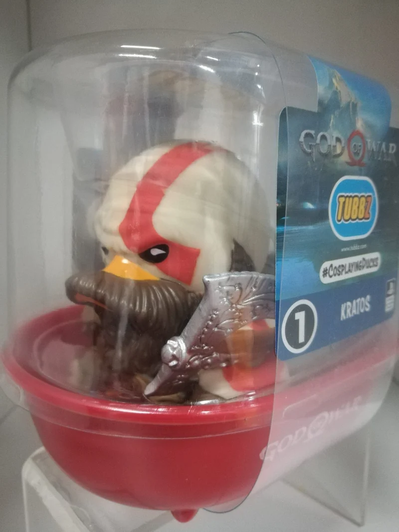 GOD OF WAR KRATOS TUBBZ COLLECTIBLE DUCK
