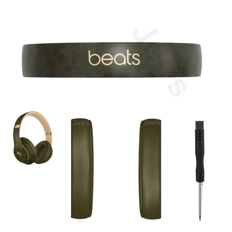 Beats By Dre Studio 3 Wireless Headband + Ear Pad Cushion Repair Kit - Parts