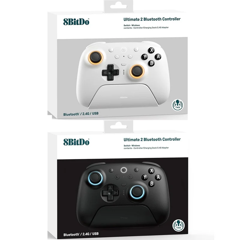 8BitDo Ultimate 2 Wireless Controller with Charging Dock for [Nintendo Switch / Nintendo Switch 2 / Windows]