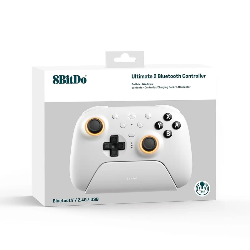 8BitDo Ultimate 2 Wireless Controller with Charging Dock for [Nintendo Switch / Nintendo Switch 2 / Windows]